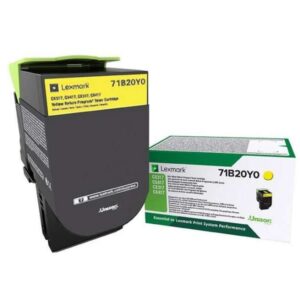 lexmark cs317/cs417/cs517/cx317/cx417/cx517 amarillo cartucho de toner original 71b20y0/71b0040