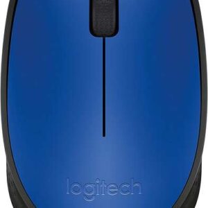 logitech m171 raton inalambrico 1000dpi 3 botones uso ambidiestro color azul