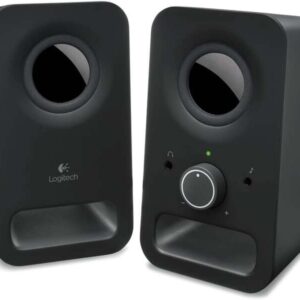 logitech z150 altavoces multimedia 2.0 6w entrada jack 3.5mm toma de auriculares cable de 1.80m color negro
