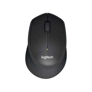 logitech m330 silent plus raton inalambrico usb 1000dpi silencioso 3 botones uso diestro color negro