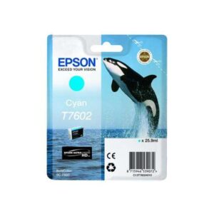 epson t7602 cyan cartucho de tinta original c13t76024010