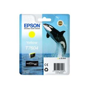 epson t7604 amarillo cartucho de tinta original c13t76044010