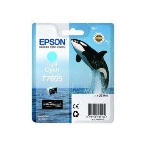 epson t7605 cyan light cartucho de tinta original c13t76054010