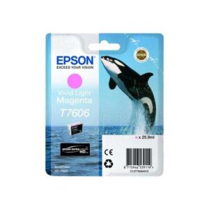 epson t7606 magenta light cartucho de tinta original c13t76064010