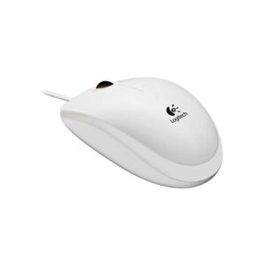 logitech b100 raton usb 800dpi 3 botones uso ambidiestro cable de 1.80m color blanco