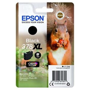epson 378xl negro cartucho de tinta original c13t37914010