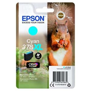 epson 378xl cyan cartucho de tinta original c13t37924010