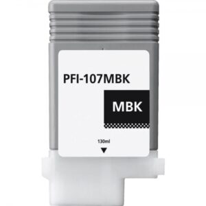 canon pfi107 negro mate cartucho de tinta pigmentada generico reemplaza pfi107mbk/6704b001
