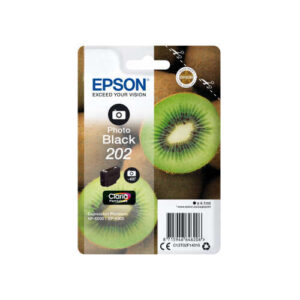 epson 202 negro photo cartucho de tinta original c13t02f14010