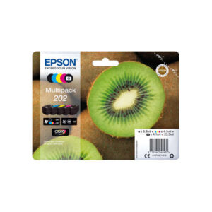 epson 202 pack de 5 cartuchos de tinta originales c13t02e74010