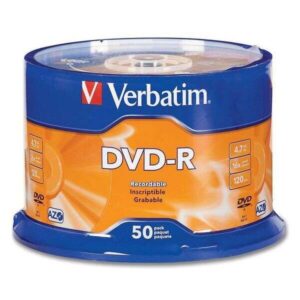 verbatim dvd r 16x 4.7gb (tarrina 50 uds)