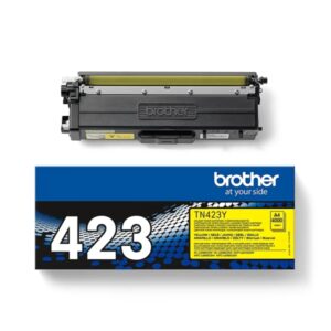 brother tn423 amarillo cartucho de toner original tn423y