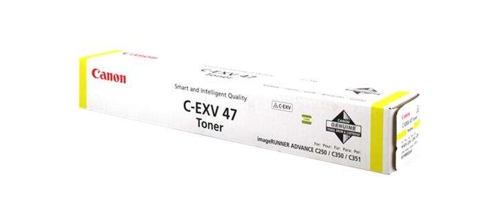 canon cexv47 amarillo cartucho de toner original 8519b002