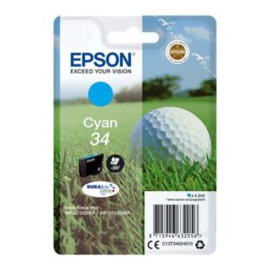 epson t3462 (34) cyan cartucho de tinta original c13t34624010
