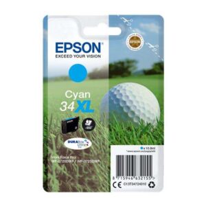 epson t3472 (34xl) cyan cartucho de tinta original c13t34724010