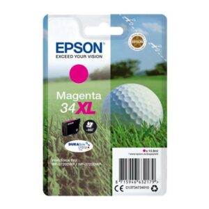epson t3473 (34xl) magenta cartucho de tinta original c13t34734010