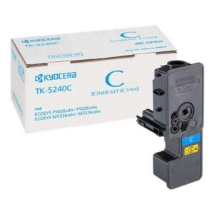 kyocera tk5240 cyan cartucho de toner original 1t02r7cnl0/tk5240c