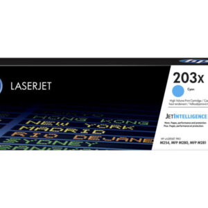 hp cf541x cyan cartucho de toner original 203x
