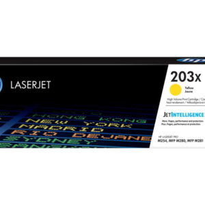 hp cf542x amarillo cartucho de toner original 203x