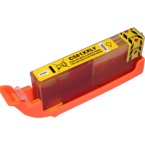 canon cli581xxl amarillo cartucho de tinta generico reemplaza 1997c001/2105c001/2051c001