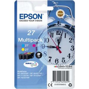 epson t2705 (27) pack de 3 cartuchos de tinta originales c13t27054012
