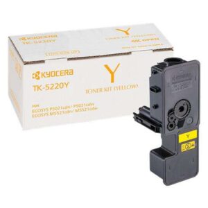 kyocera tk5220 amarillo cartucho de toner original reemplaza 1t02r9anl1/tk5220y