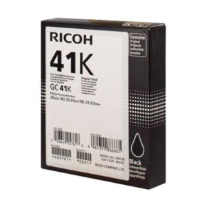 ricoh gc41 negro cartucho de gel original 405761