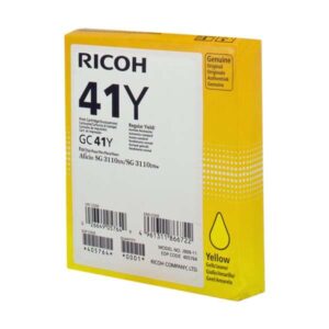 ricoh gc41 amarillo cartucho de gel original 405764