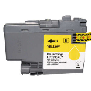 brother lc3235xl/lc3233 amarillo cartucho de tinta generico reemplaza lc3235xly/lc3233y