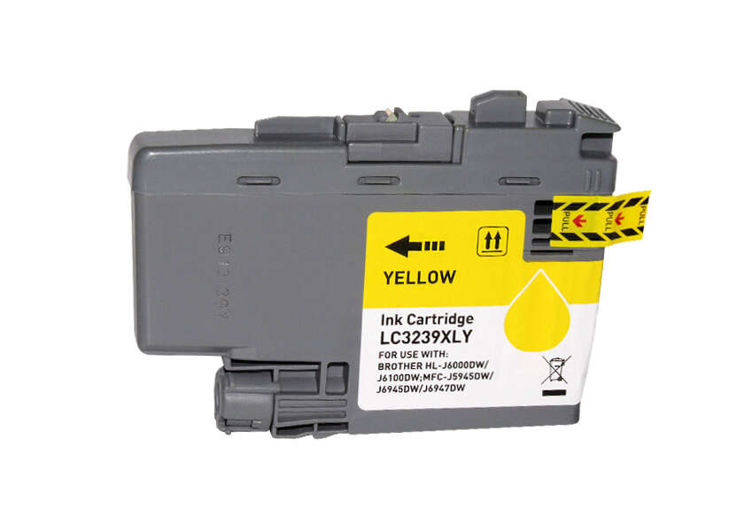 brother lc3239xl amarillo cartucho de tinta pigmentada generico reemplaza lc3239xly