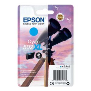 epson 502xl cyan cartucho de tinta original c13t02w24010