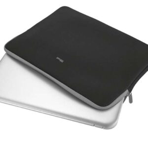 trust primo funda para portatil hasta 11.6" compartimento acolchado suave y ligera neopreno viscoelastico color negro