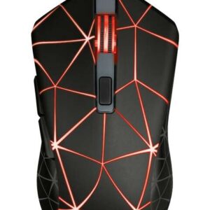 trust gaming gxt 133 locx raton usb 4000dpi 6 botones iluminacion led cable trenzado de 1.80m uso ambidiestro color negro